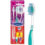 Colgate ZigZag Charcoal zubní kartáčky střední 3 ks – Zboží Dáma