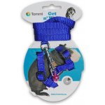 Tommi Postroj s vodítkem pro morče 15/25 cm /120 cm modrá – Hledejceny.cz