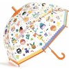 Deštník Djeco Obličeje deštník dětský průhledný