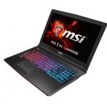 MSI GE62 2QE-1037CZ návod, fotka