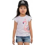 Winkiki Kids Wear dívčí tílko Flamingo bílá – Zboží Dáma