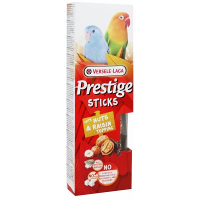 Versele-Laga Prestige Sticks tyčinky oříšky & rozinky pro andulky 60g – Zboží Dáma