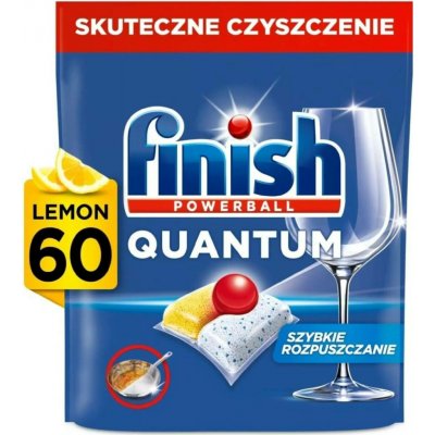 Finish Quantum All in 1 Lemon Sparkle tablety do myčky 60 ks – Hledejceny.cz