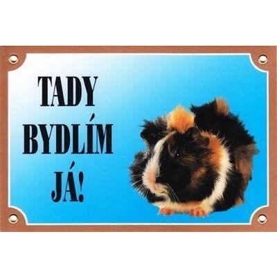 DAFIKO Barevná cedulka Pozor Morče – Zboží Dáma