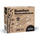 DELUXE Bambusové vatové tyčinky do uší EcoBamboo 200 ks