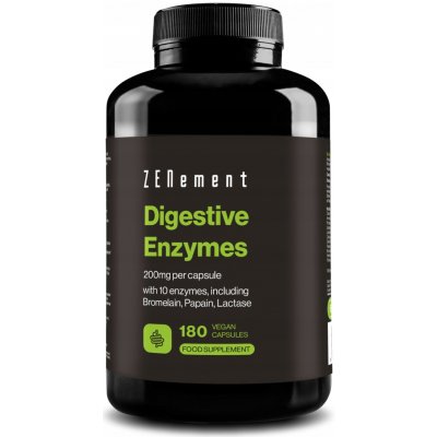 Zenement Trávicí enzymy 200 mg 180 veganských kapslí – Hledejceny.cz