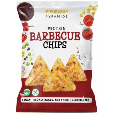 Popcrop Proteinové bezlepkové pečené chipsy s barbecue příchutí 60 g – Zbozi.Blesk.cz
