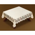 MyBestHome Žakárový ubrus Sofia krémová/zlatá 120x120cm – Sleviste.cz