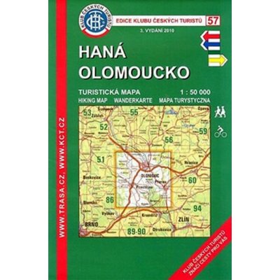 Haná Olomoucko mapa 1:50 000 č. 57 – Sleviste.cz