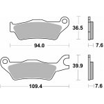 SBS brzdové destičky KH715 STREET PERFORMANCE (EXCEL) sintrované barva zlatá SUZUKI GSX-S 125 18-25, GSXR 125 R 18-24, GSXR 150 R 16-18, HONDA CBF 125 STUNER 06-19, CBF 150 UNICORN 06-, přední