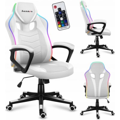 Huzaro Force 2.5 RGB White Mesh – Zboží Dáma