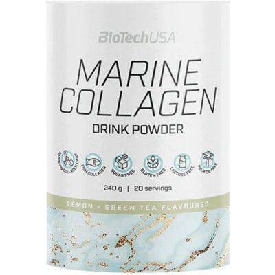 BioTech USA Marine Collagen citron-zelený čaj 240 g – Hledejceny.cz
