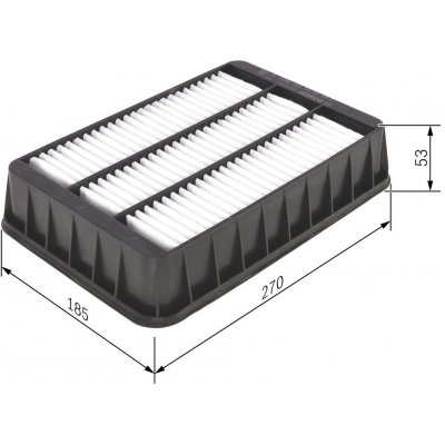 Vzduchový filtr BOSCH F 026 400 200 – Zboží Mobilmania