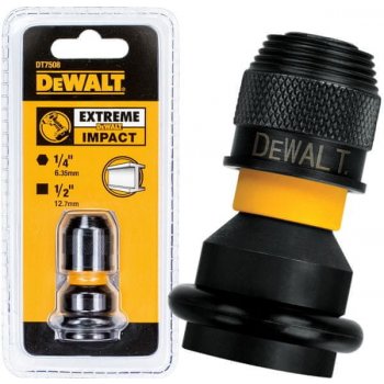 DeWalt adaptér z 1/2 "na 1/4" 6-hran, DT7508
