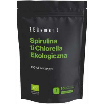 Zenement Bio Spirulina & Chlorella 600 veganských tablet – Hledejceny.cz