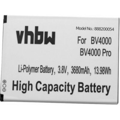 VHBW Baterie pro Blackview BV4000 / BV4000 Pro, 3680 mAh - neoriginální