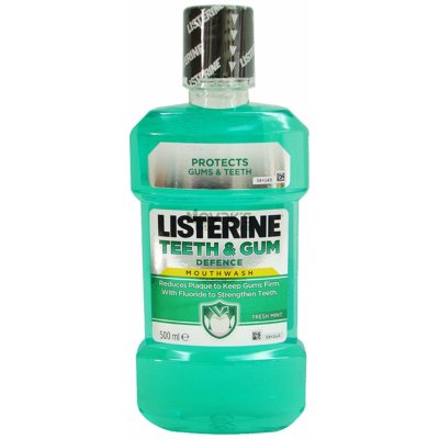 Listerine ústní voda Teeth & Gum Freshmint 500 ml – Zbozi.Blesk.cz