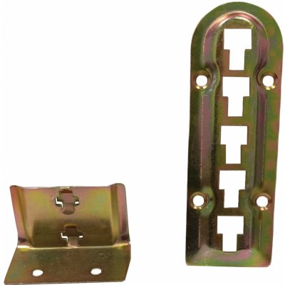 HAFELE Postelové spojovací kování, výška 140mm, chromátovaná žlutá HÄF 273.41.540 (chrom.žlutá) – Sleviste.cz