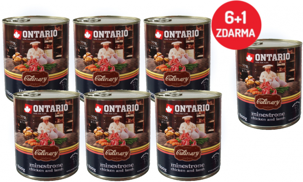 Ontario Culinary Minestrone Chicken & Lamb 6 x 800 g