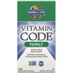 Garden Of Life VITAMIN CODE RAW FAMILY MULTIVITAMIN 120 kapslí – Hledejceny.cz