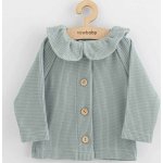 New Baby Kojenecký kabátek na knoflíky Luxury clothing Laura šedý – Sleviste.cz