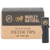 Příslušenství k cigaretám Marley Natural skleněné filtry glass filter 7 mm black 6 ks