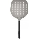 TECHNICA Černá, perforovaná lopata na pizzu z anodového hliníku s hliníkovým úchytem, čtvercová, 310x355x660 mm | TECHNICA, Pizza Line – Hledejceny.cz