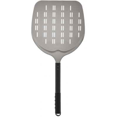 TECHNICA Černá, perforovaná lopata na pizzu z anodového hliníku s hliníkovým úchytem, čtvercová, 310x355x660 mm | TECHNICA, Pizza Line – Hledejceny.cz
