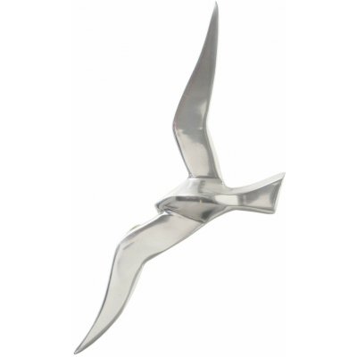 Boltze hliníková dekorace na zeď Mewa 14x35 cm – Zboží Mobilmania