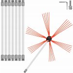 SucceBuy Komínový komínový kartáč Bílý Nylon 8 m – Zboží Dáma