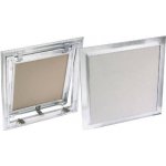 Euronářadí Dvířka revizní 200 x 200 mm ALU bílé – Zboží Mobilmania