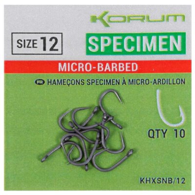 Korum Xpert Specimen Hooks vel.12 10 ks – Zboží Dáma