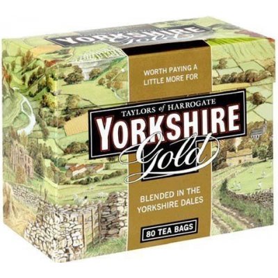 Yorkshire Gold Tea 80 Tea Bags Černý sáčkový čaj Gold 80 ks 250 g – Zbozi.Blesk.cz