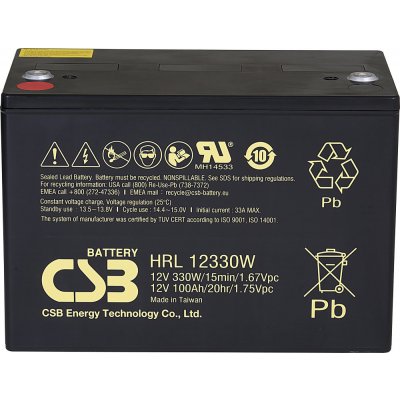 CSB 12V 100Ah HRL12330W – Zbozi.Blesk.cz