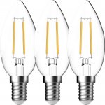 Nordlux LED žárovka E14 4W 2700K 3ks čirá LED žárovky sklo 5183001523 – Hledejceny.cz