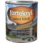 Fortekryl Lazura Klasik 4,5 kg bezbarvá – Zboží Mobilmania