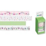 Heyda papírová girlandy růžové 1,5 cm x 5 m – Zboží Dáma