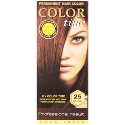 Color Time dlouhotravající barva na vlasy 25 kaštan