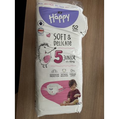 Bella Happy Soft & Delicate BigPack 5 - 11-18 kg 52 ks – Sleviste.cz