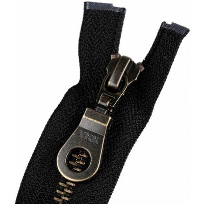 Staromosazný zip YKK No 5 délka 80 cm bundový - černá – Hledejceny.cz