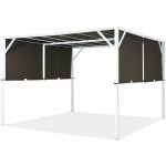 Garden Point Santorini 3 x 3 m bílá a hnědá GAP297 – Sleviste.cz