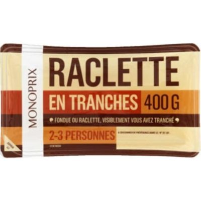 Monoprix Raclette sýr plátky 400 g – Zbozi.Blesk.cz