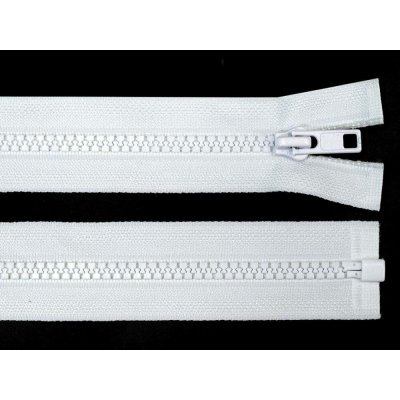 Kostěný zip šíře 5 mm délka 80 cm bundový 101 bílá – Hledejceny.cz