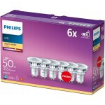 Philips LED Classic spot 4.6-50W, GU10, 2700K, set 6ks 929001215233 – Zboží Dáma
