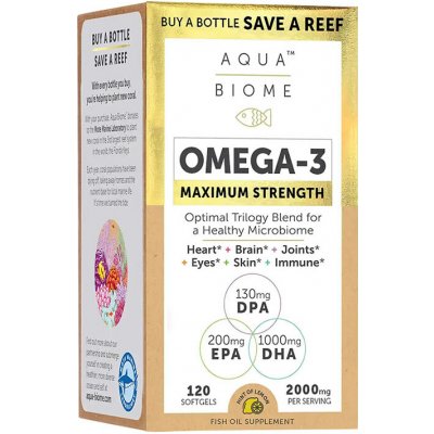 Enzymedica Aqua Biome Maximum Strength Omega 3 120 Softgels – Hledejceny.cz