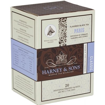 Harney & Sons Paris 20 x hedvábný pyramidový sáček