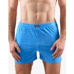 GINA pánské trenky volné, šité, s potiskem 75189P šedá tm. šedá – Hledejceny.cz