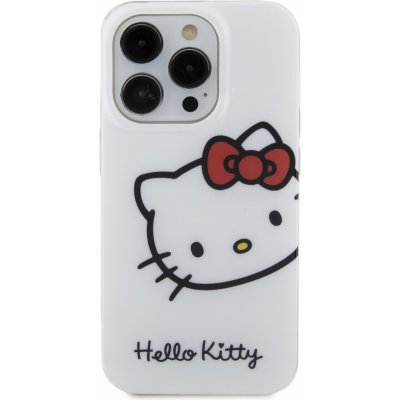 Hello Kitty IML Head Logo iPhone 15 Pro Max bílé