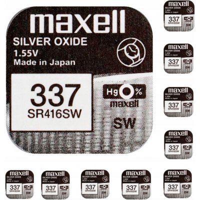 Maxell 337/SR416SW 1BP Ag – Sleviste.cz