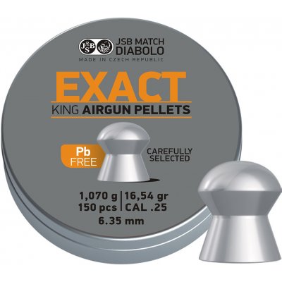 Diabolky JSB Exact King Lead Free 6,35 mm 150 ks – Zboží Dáma